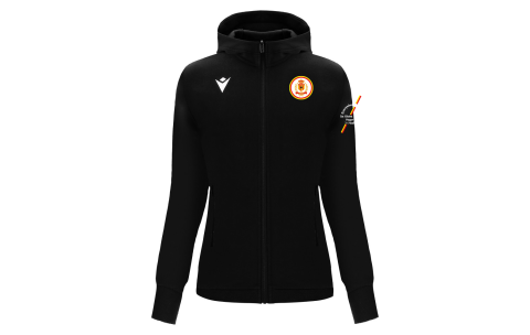 SUPCTHO - DRUM FULL LENGTH ZIP WOMAN HOODY BLK